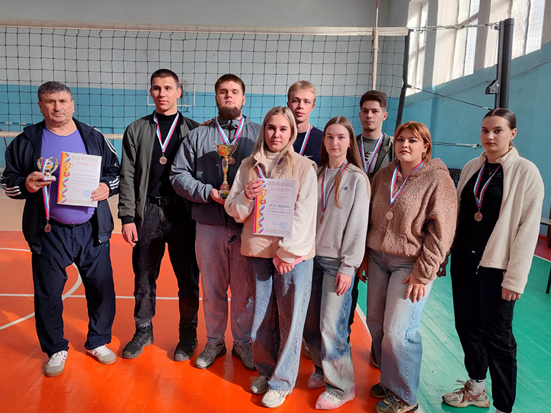 Команда АГУ с блеском одержала победу в чемпионате г. Рубцовска по волейболу